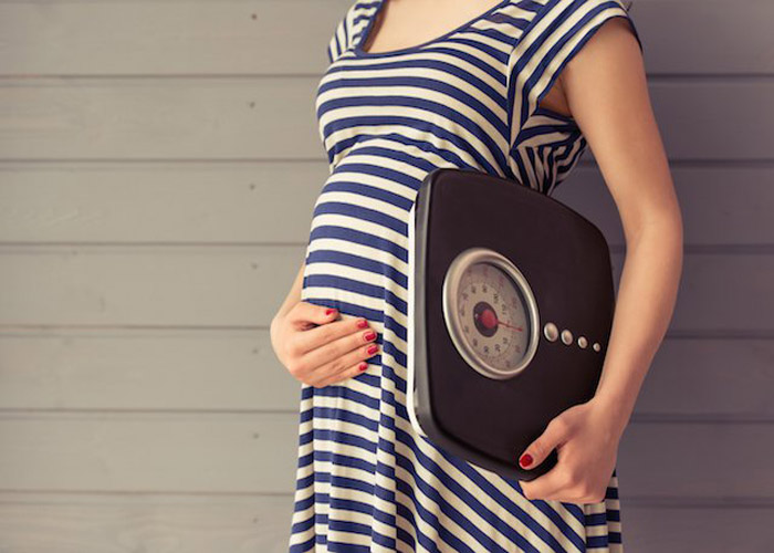 pregnancy weight scale - راهنمای وزن گیری مناسب در دوران بارداری