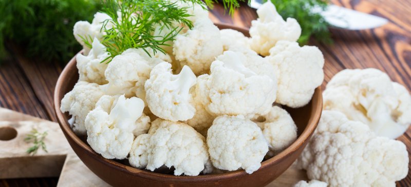 Cauliflower HEADER - آشنایی با مواد غذایی تامین کننده آب بدن