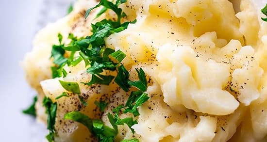 mashed potatoes - طرز تهیه پوره سیب زمینی رژیمی
